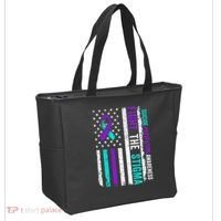 Suicide Prevention Support Fight Stigma Suicide Awareness Tote Bag thumb 2