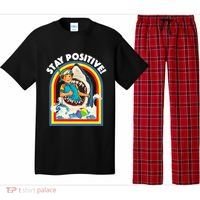Stay Positive Shark Lover Wildlife Ocean Sea Animal Lover Pajama Set thumb 0