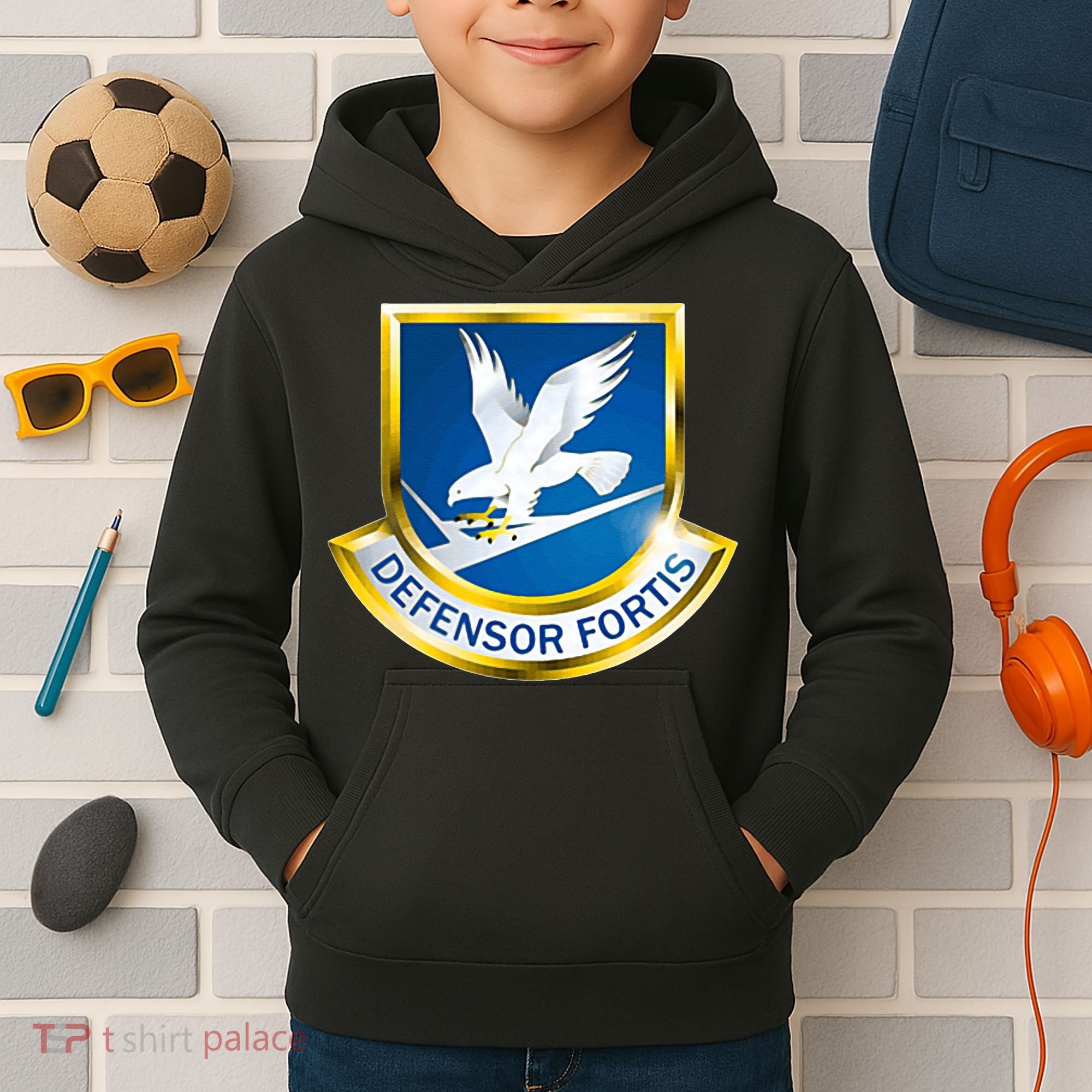 Security Police Security Forces Kids Hoodie