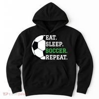 Soccer Player Soccer Lover Eat Sleep Soccer Repeat Hoodie thumb 0