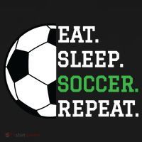 Soccer Player Soccer Lover Eat Sleep Soccer Repeat Mousepad thumb 1