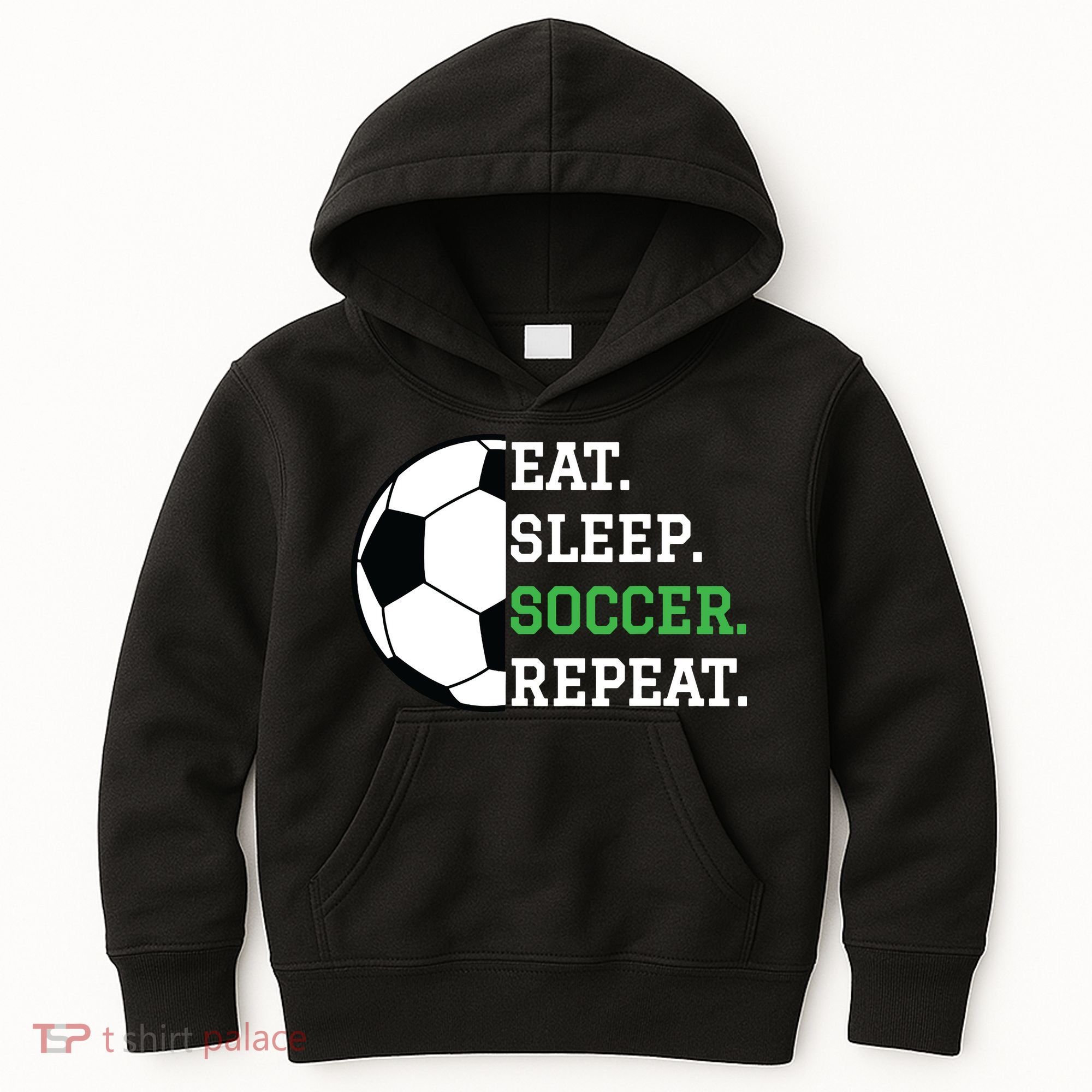 Soccer Player Soccer Lover Eat Sleep Soccer Repeat Kids Hoodie