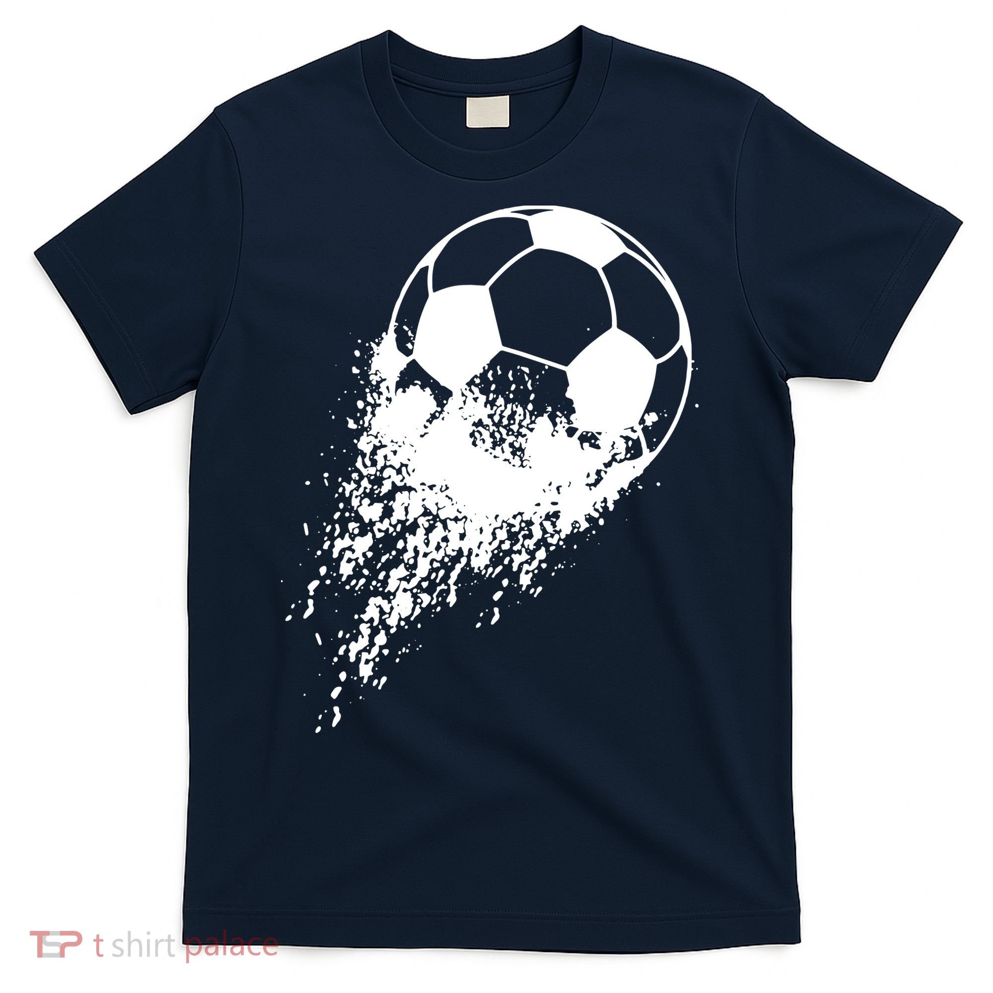 Soccer Player Sports Vintage Men Boy Soccer Ball T-Shirt