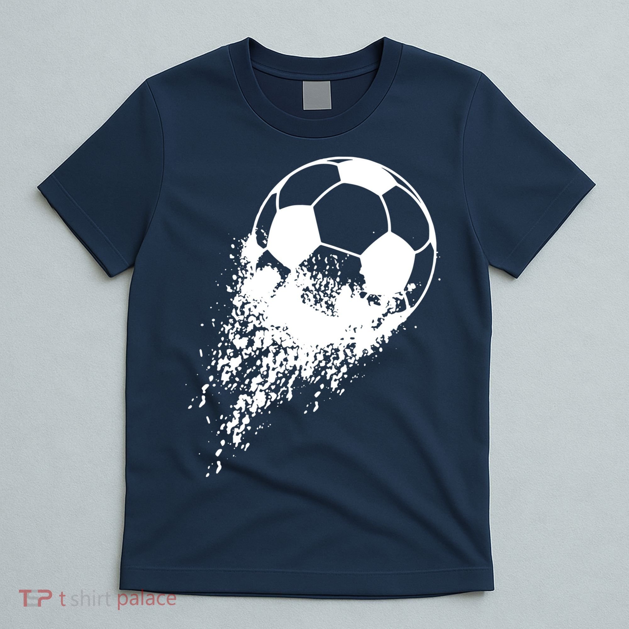 Soccer Player Sports Vintage Men Boy Soccer Ball T-Shirt