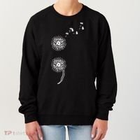 Semicolon Project Suicide Prevention Blowball dandelion Women's Sweatshirt thumb 0