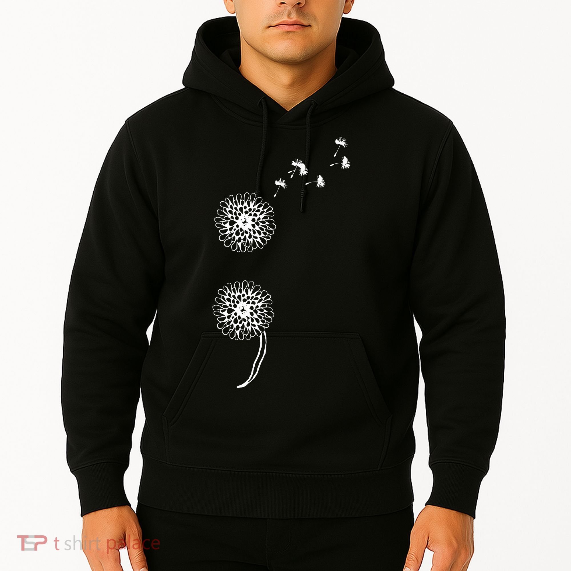 Semicolon Project Suicide Prevention Blowball dandelion Hoodie