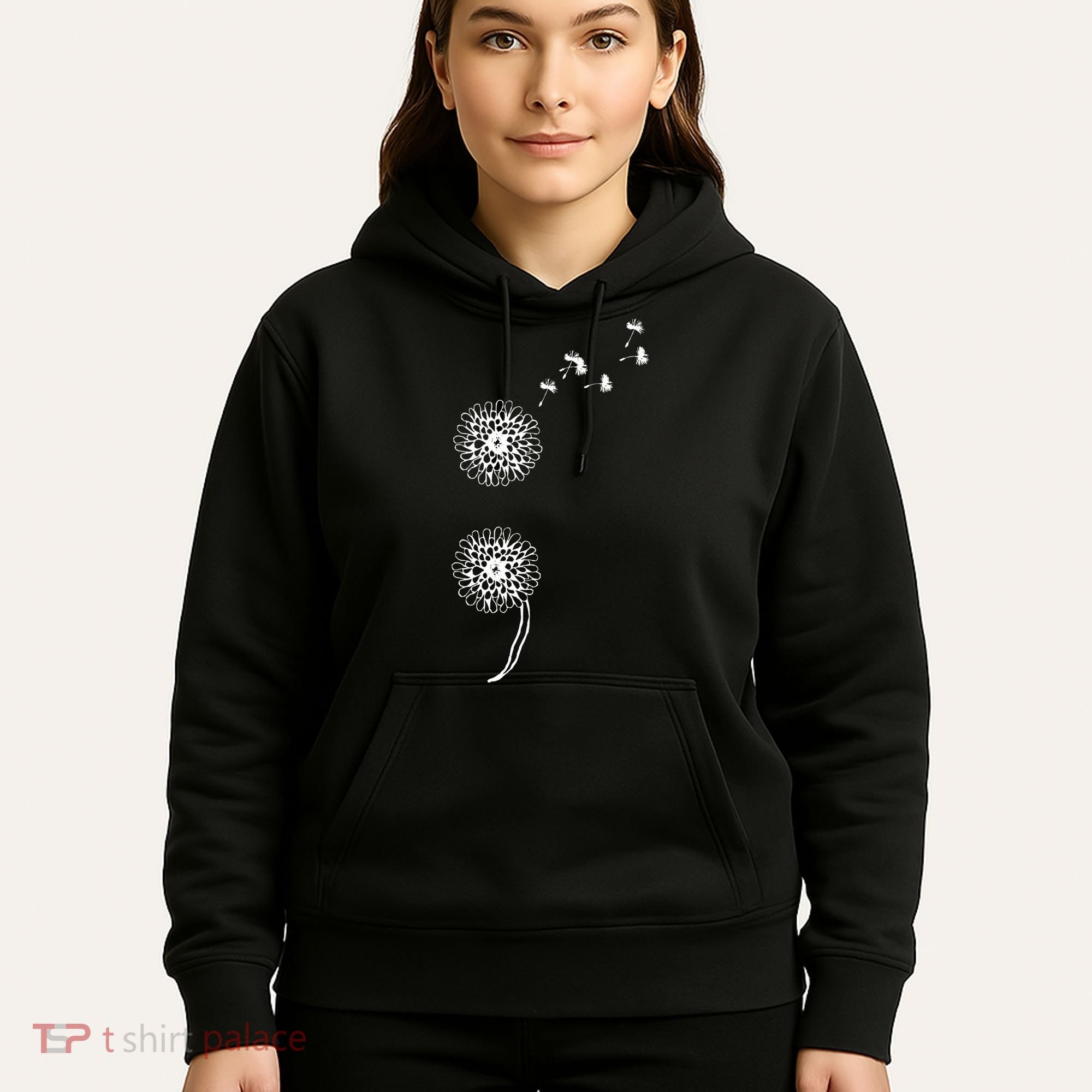 Semicolon Project Suicide Prevention Blowball dandelion Hoodie