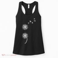 Semicolon Project Suicide Prevention Blowball dandelion Women's Tank Top thumb 0