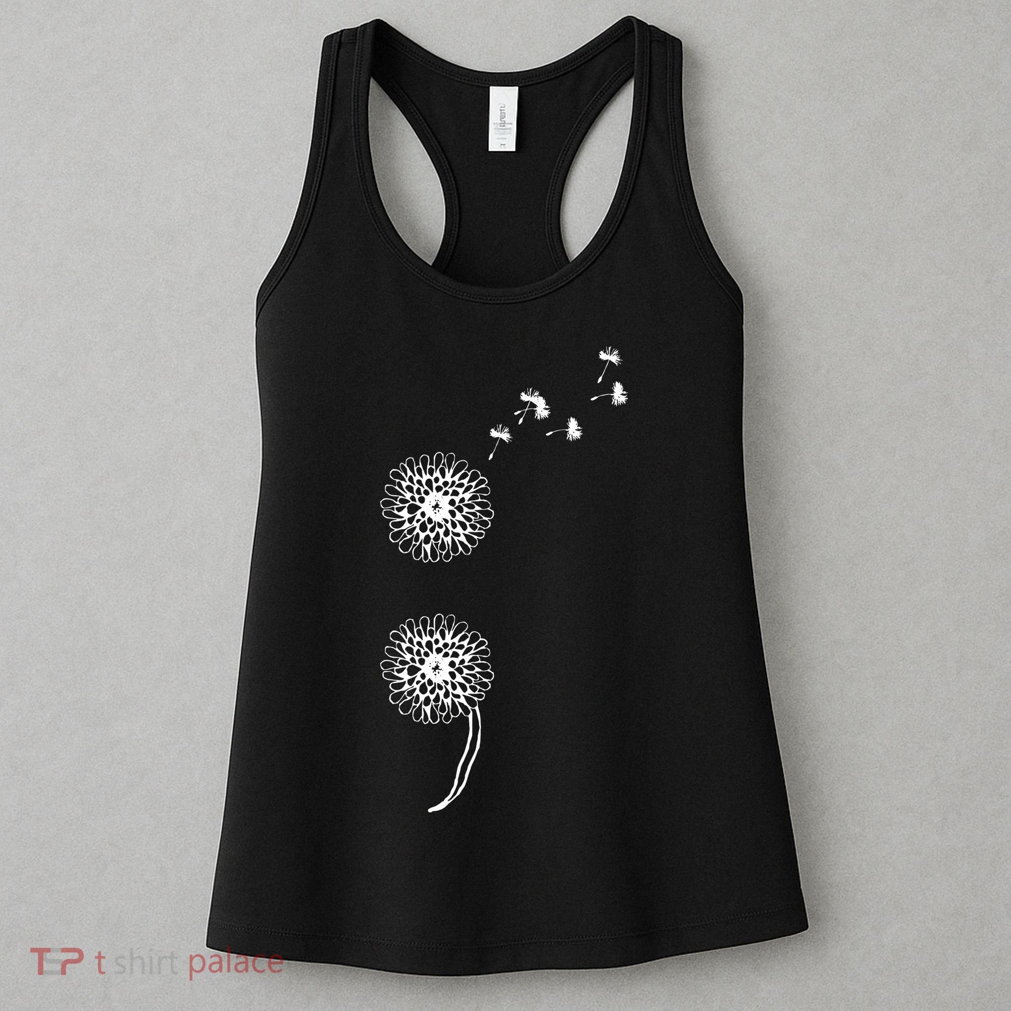 Semicolon Project Suicide Prevention Blowball dandelion Women's Tank Top