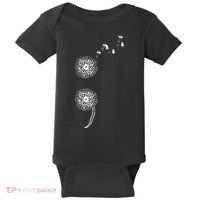 Semicolon Project Suicide Prevention Blowball dandelion Baby Bodysuit thumb 0