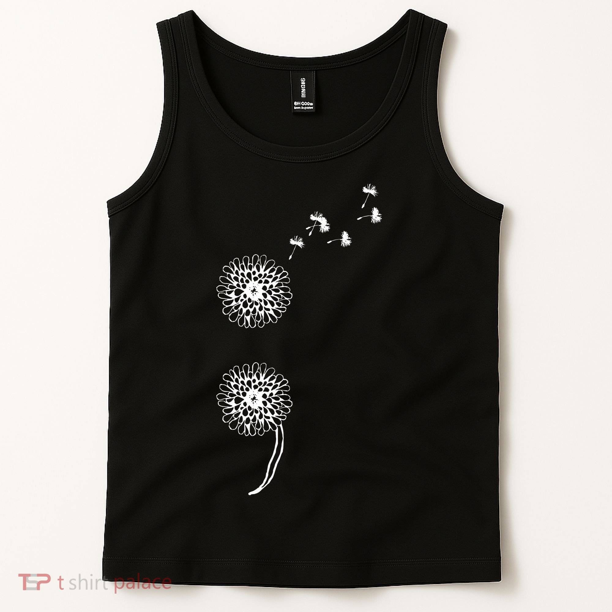 Semicolon Project Suicide Prevention Blowball dandelion Tank Top