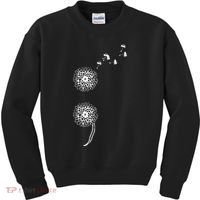 Semicolon Project Suicide Prevention Blowball dandelion Kids Sweatshirt thumb 0