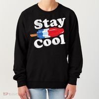 Summer Popsicle Stay Cool Funny Bomb Retro 80s Pop Gift Women's Sweatshirt thumb 0