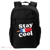 Summer Popsicle Stay Cool Funny Bomb Retro 80s Pop Gift Backpack thumb 0