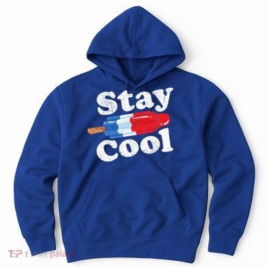 Summer Popsicle Stay Cool Funny Bomb Retro 80s Pop Gift Hoodie