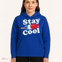 Summer Popsicle Stay Cool Funny Bomb Retro 80s Pop Gift Hoodie thumb 5