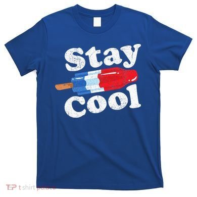 Summer Popsicle Stay Cool Funny Bomb Retro 80s Pop Gift T-Shirt
