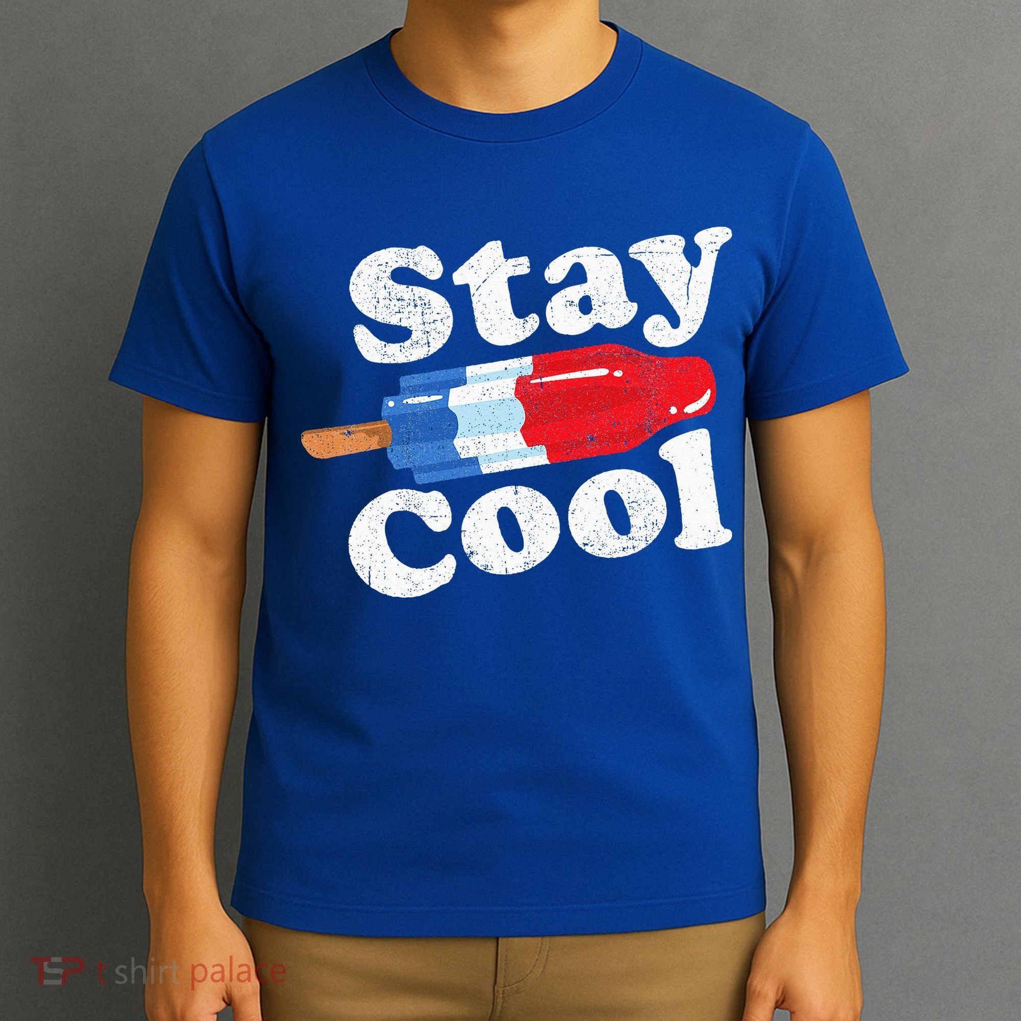 Summer Popsicle Stay Cool Funny Bomb Retro 80s Pop Gift T-Shirt