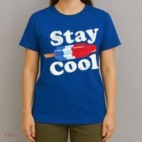 Summer Popsicle Stay Cool Funny Bomb Retro 80s Pop Gift T-Shirt thumb 4