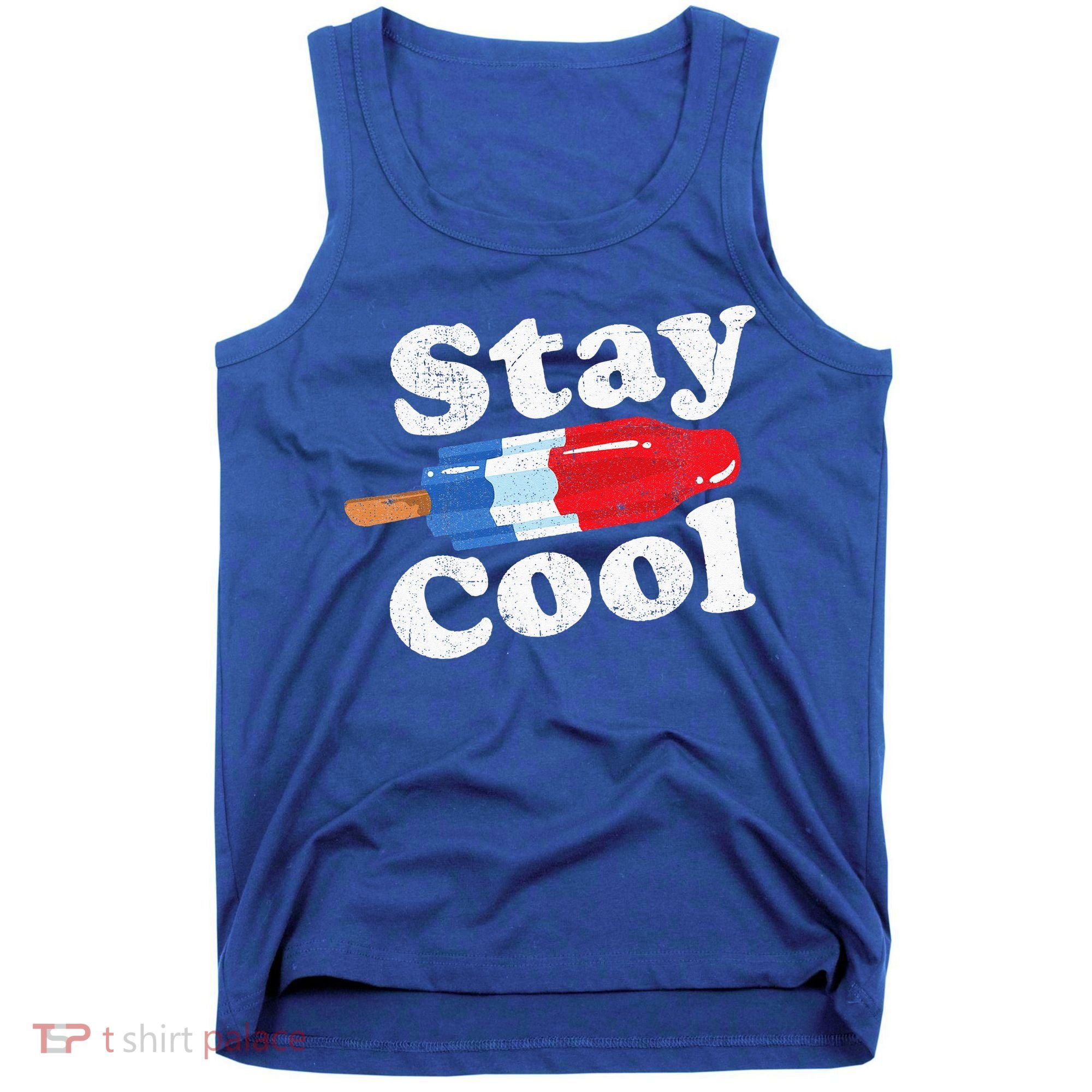 Summer Popsicle Stay Cool Funny Bomb Retro 80s Pop Gift Tank Top
