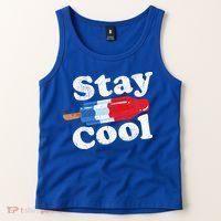 Summer Popsicle Stay Cool Funny Bomb Retro 80s Pop Gift Tank Top thumb 2