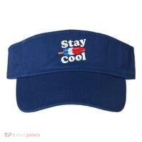 Summer Popsicle Stay Cool Funny Bomb Retro 80s Pop Gift Visor thumb 0