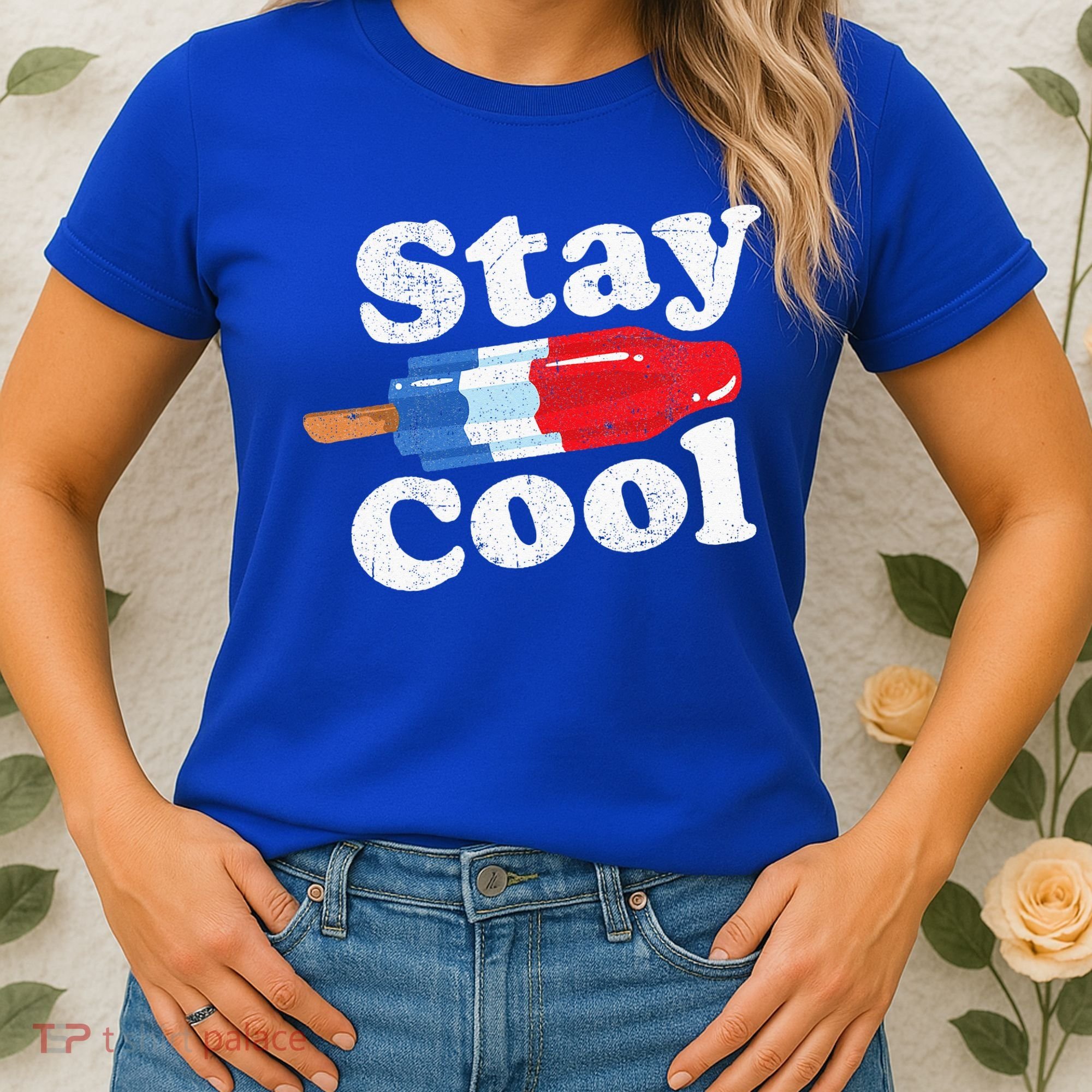 Summer Popsicle Stay Cool Funny Bomb Retro 80s Pop Gift Women's T-Shirt