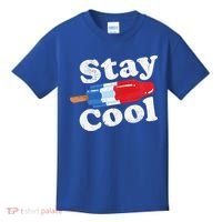 Summer Popsicle Stay Cool Funny Bomb Retro 80s Pop Gift Kids T-Shirt thumb 0