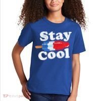 Summer Popsicle Stay Cool Funny Bomb Retro 80s Pop Gift Kids T-Shirt thumb 2