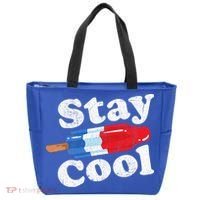 Summer Popsicle Stay Cool Funny Bomb Retro 80s Pop Gift Tote Bag thumb 0