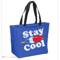 Summer Popsicle Stay Cool Funny Bomb Retro 80s Pop Gift Tote Bag thumb 2