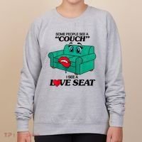 Some People See A Couch I See A Love Seat Women's Sweatshirt thumb 0