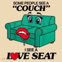Some People See A Couch I See A Love Seat Tote Bag thumb 4