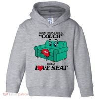 Some People See A Couch I See A Love Seat Toddler Hoodie thumb 0