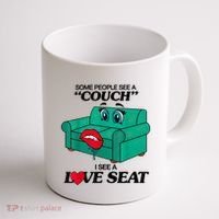 Some People See A Couch I See A Love Seat Coffee Mug thumb 1