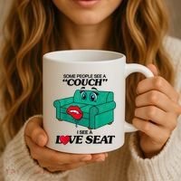 Some People See A Couch I See A Love Seat Coffee Mug thumb 3