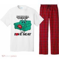 Some People See A Couch I See A Love Seat Pajama Set thumb 0