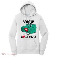 Some People See A Couch I See A Love Seat Women's Hoodie thumb 0