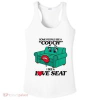 Some People See A Couch I See A Love Seat Ladies PosiCharge Competitor Racerback Tank thumb 0