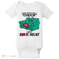Some People See A Couch I See A Love Seat Baby Bodysuit thumb 0