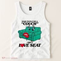 Some People See A Couch I See A Love Seat Tank Top thumb 2