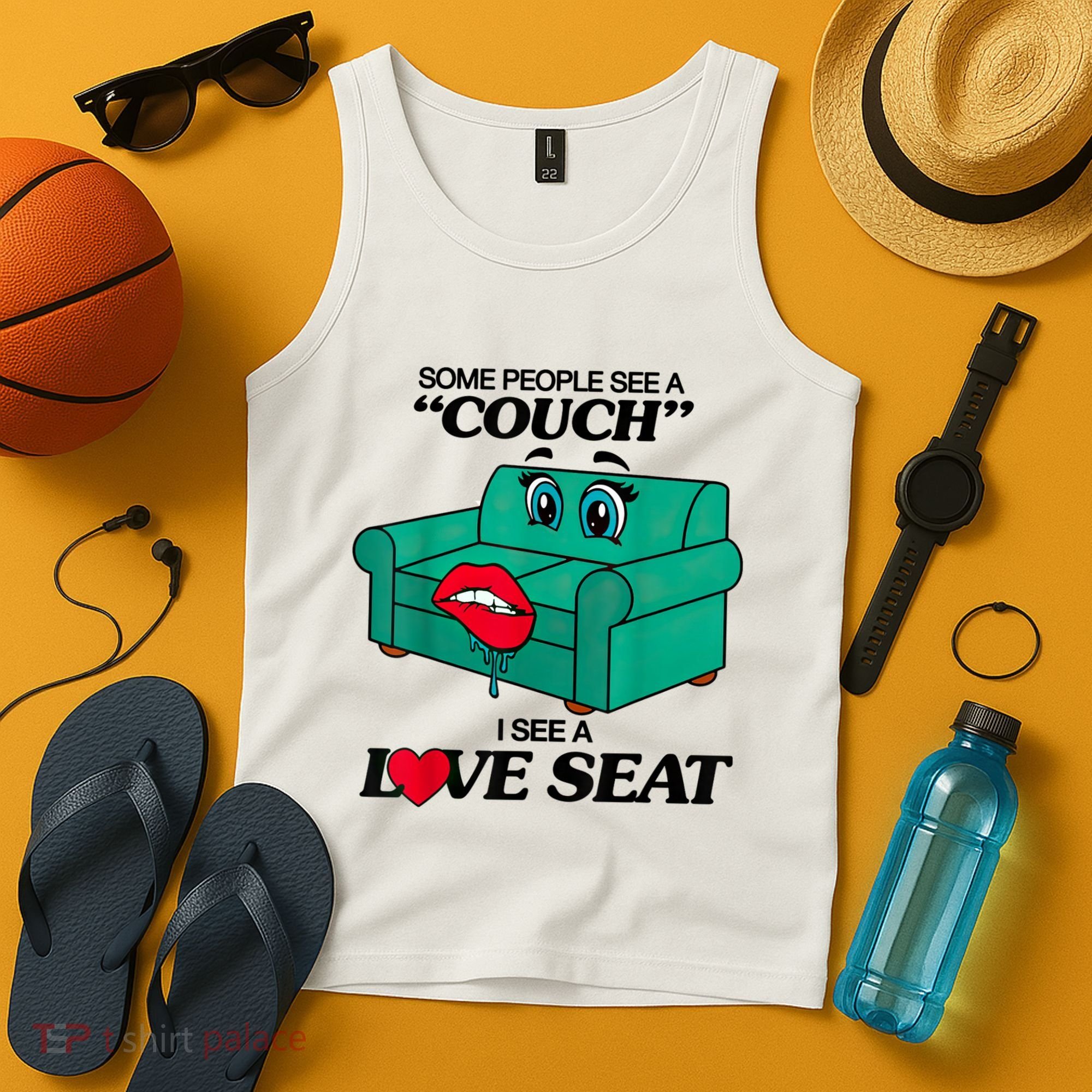 Some People See A Couch I See A Love Seat Tank Top