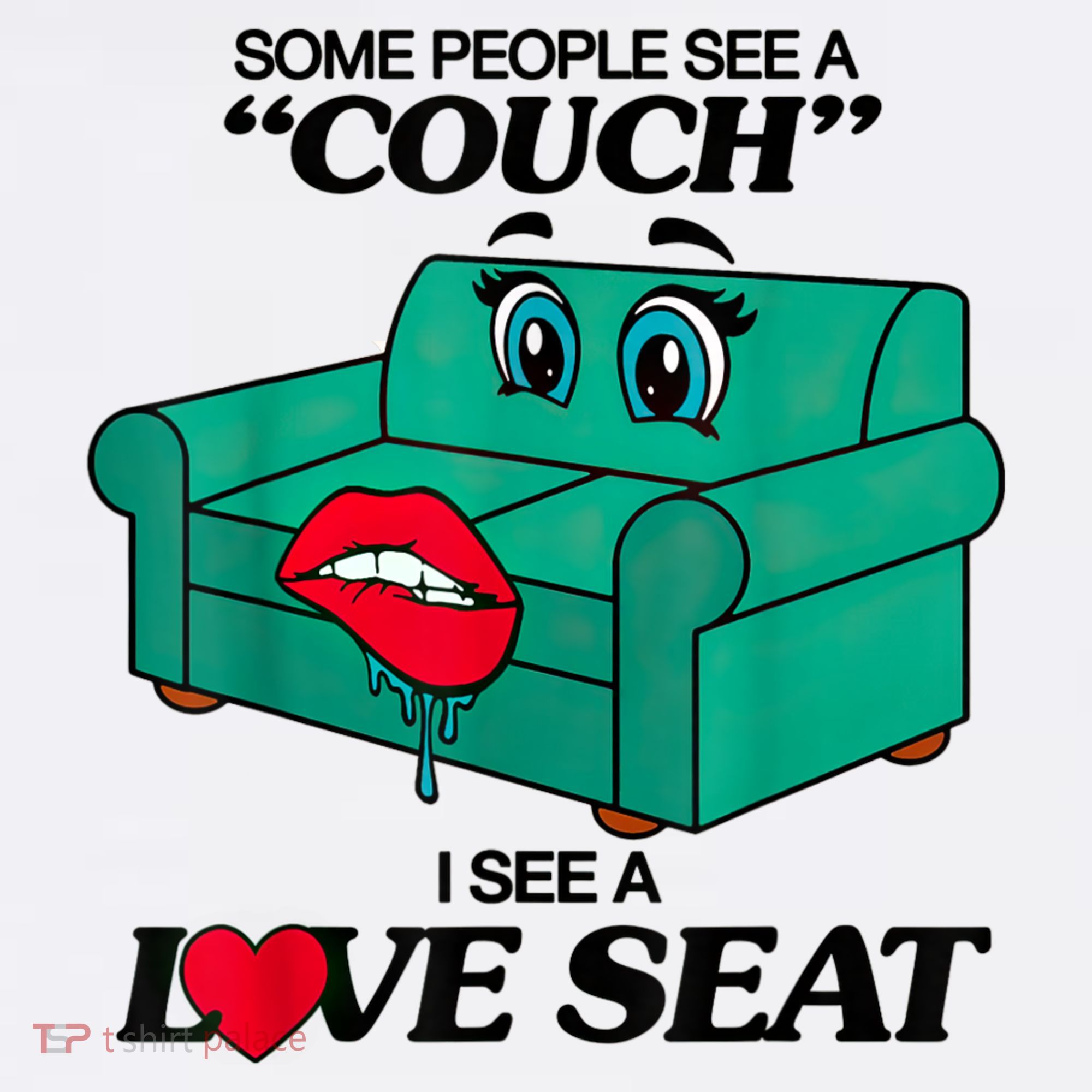 Some People See A Couch I See A Love Seat Kids Sweatshirt