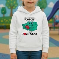 Some People See A Couch I See A Love Seat Kids Hoodie thumb 3