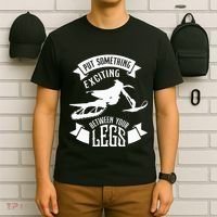 Snowmobile Put Something Exciting Between Your Legs W T-Shirt thumb 6