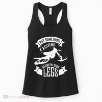 Snowmobile Put Something Exciting Between Your Legs W Women's Tank Top thumb 0