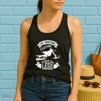 Snowmobile Put Something Exciting Between Your Legs W Women's Tank Top thumb 2