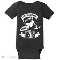 Snowmobile Put Something Exciting Between Your Legs W Baby Bodysuit thumb 0