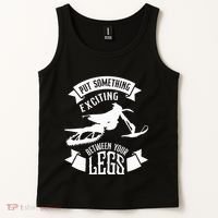 Snowmobile Put Something Exciting Between Your Legs W Tank Top thumb 2