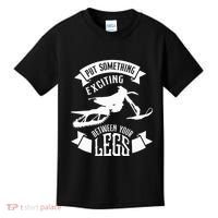 Snowmobile Put Something Exciting Between Your Legs W Kids T-Shirt thumb 0